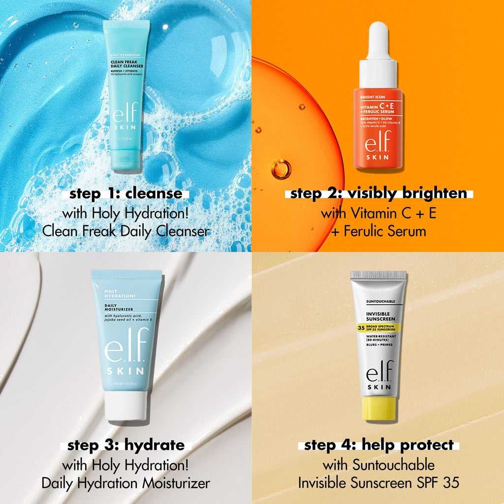 Wake the e.l.f. Up Skincare Kit